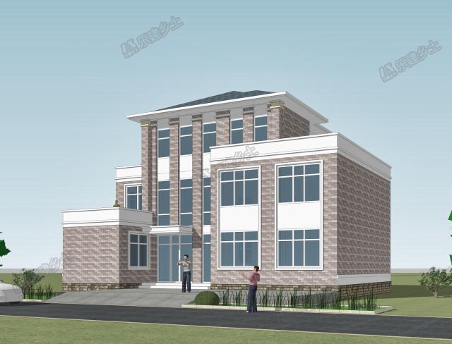 三層農(nóng)村自建民宅，專為兩代人居住設(shè)計