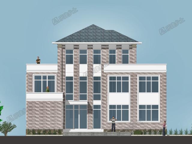 三層農(nóng)村自建民宅，專為兩代人居住設(shè)計