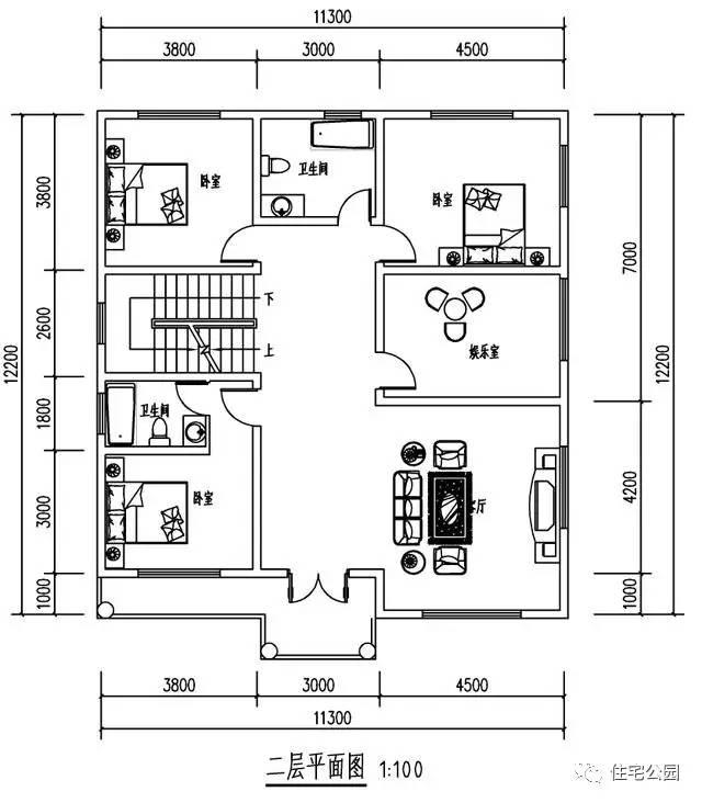 農(nóng)村自建3層別墅，8間臥室再也不怕兄弟多不夠住了！