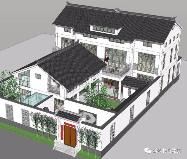 想建四合院但地皮不夠大，沒想到還可以這樣做