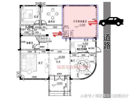 農(nóng)村自建房的車庫該怎么設計？在什么位置好？高寬多少合適？