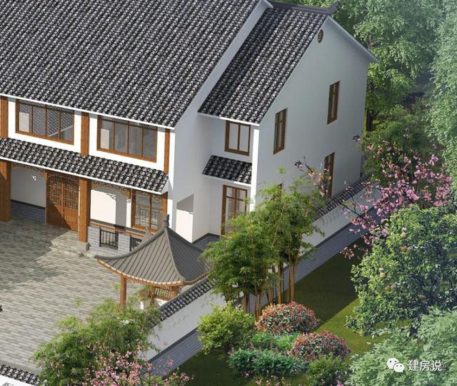 擁有一棟中式別墅，是多少人的夢(mèng)想，建一個(gè)溫馨恬靜的安樂(lè)窩度過(guò)慢悠悠的溫暖歲月。