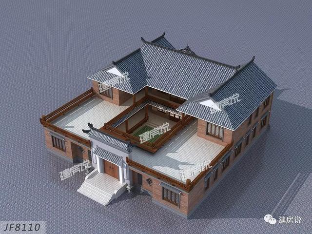 擁有一棟中式別墅，是多少人的夢(mèng)想，建一個(gè)溫馨恬靜的安樂(lè)窩度過(guò)慢悠悠的溫暖歲月。