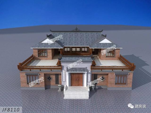 擁有一棟中式別墅，是多少人的夢(mèng)想，建一個(gè)溫馨恬靜的安樂(lè)窩度過(guò)慢悠悠的溫暖歲月。