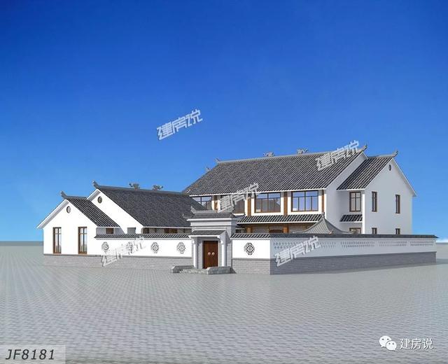 擁有一棟中式別墅，是多少人的夢(mèng)想，建一個(gè)溫馨恬靜的安樂(lè)窩度過(guò)慢悠悠的溫暖歲月。