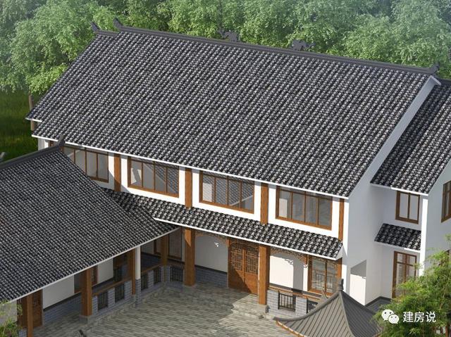 擁有一棟中式別墅，是多少人的夢(mèng)想，建一個(gè)溫馨恬靜的安樂(lè)窩度過(guò)慢悠悠的溫暖歲月。