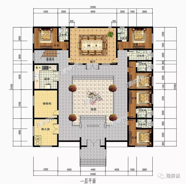 擁有一棟中式別墅，是多少人的夢(mèng)想，建一個(gè)溫馨恬靜的安樂(lè)窩度過(guò)慢悠悠的溫暖歲月。