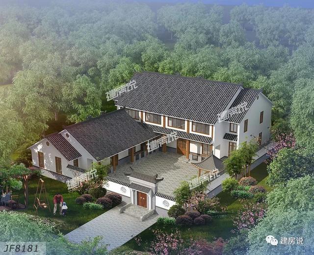 擁有一棟中式別墅，是多少人的夢(mèng)想，建一個(gè)溫馨恬靜的安樂(lè)窩度過(guò)慢悠悠的溫暖歲月。