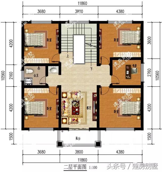 3棟三層農(nóng)村別墅設計圖，簡約大氣，無論蓋哪一棟都能讓你倍有面兒
