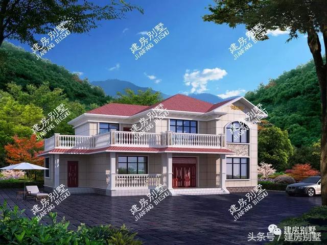 兩款好評(píng)如潮的二層別墅圖，戶型合理外觀特色，建一座屬于你的新型別墅