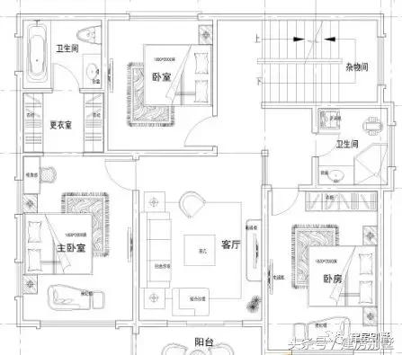 借錢也要蓋的一款別墅圖，房子周正外觀大氣，太值了