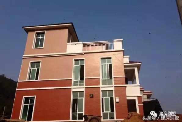 借錢也要蓋的一款別墅圖，房子周正外觀大氣，太值了