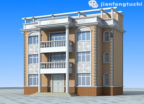 三層平頂磚混結(jié)構(gòu)自建房施工圖40萬3廳10室12衛(wèi)15×10.9帶佛香閣泡茶廳套房