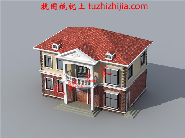 新農(nóng)村兩層樓房設(shè)計(jì)圖，占地110平米，戶型簡單實(shí)用