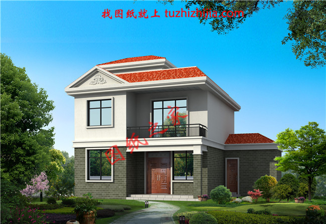 農(nóng)村兩間兩層樓房設(shè)計圖，造價15萬左右，獨立的廚房設(shè)計，干凈衛(wèi)生