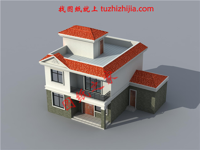 農(nóng)村兩間兩層樓房設(shè)計圖，造價15萬左右，獨立的廚房設(shè)計，干凈衛(wèi)生