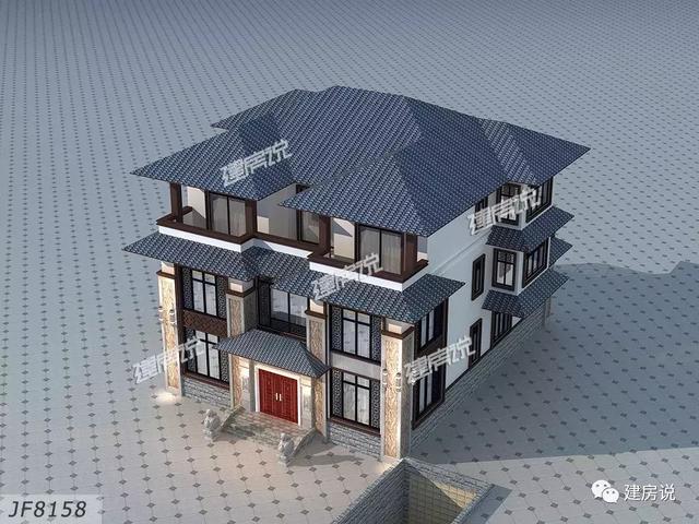 這6套農(nóng)村別墅圖超氣派！配露臺陽光房茶室影音室，室內(nèi)配備應(yīng)有盡有，隨便建上那套，一輩子就值了。