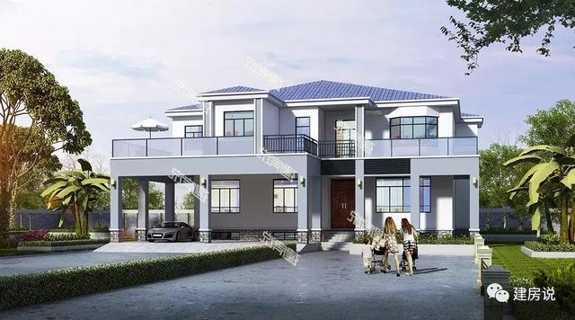 這6套農(nóng)村別墅圖超氣派！配露臺陽光房茶室影音室，室內(nèi)配備應(yīng)有盡有，隨便建上那套，一輩子就值了。