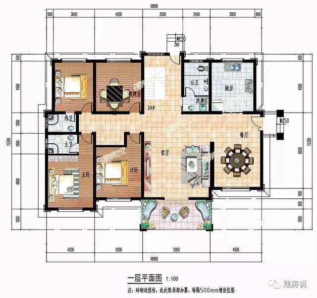 這6套農(nóng)村別墅圖超氣派！配露臺陽光房茶室影音室，室內(nèi)配備應(yīng)有盡有，隨便建上那套，一輩子就值了。