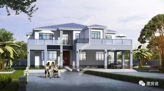 這6套農(nóng)村別墅圖超氣派！配露臺陽光房茶室影音室，室內(nèi)配備應(yīng)有盡有，隨便建上那套，一輩子就值了。