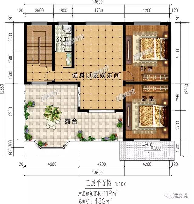 這6套農(nóng)村別墅圖超氣派！配露臺陽光房茶室影音室，室內(nèi)配備應(yīng)有盡有，隨便建上那套，一輩子就值了。