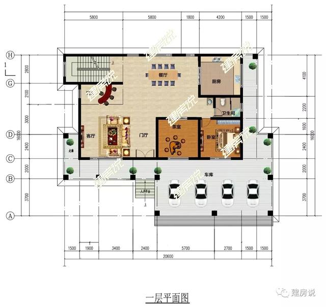 這6套農(nóng)村別墅圖超氣派！配露臺陽光房茶室影音室，室內(nèi)配備應(yīng)有盡有，隨便建上那套，一輩子就值了。