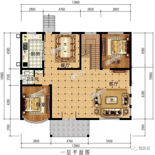  大房子有大房子的氣派，小房子有小房子的溫馨，推薦36款別墅圖，你喜歡哪個呢