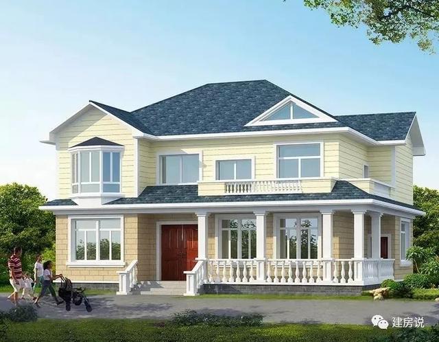  大房子有大房子的氣派，小房子有小房子的溫馨，推薦36款別墅圖，你喜歡哪個呢