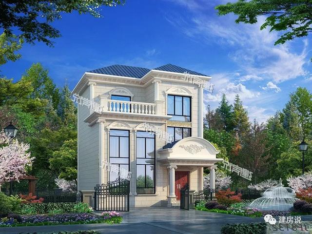  大房子有大房子的氣派，小房子有小房子的溫馨，推薦36款別墅圖，你喜歡哪個呢