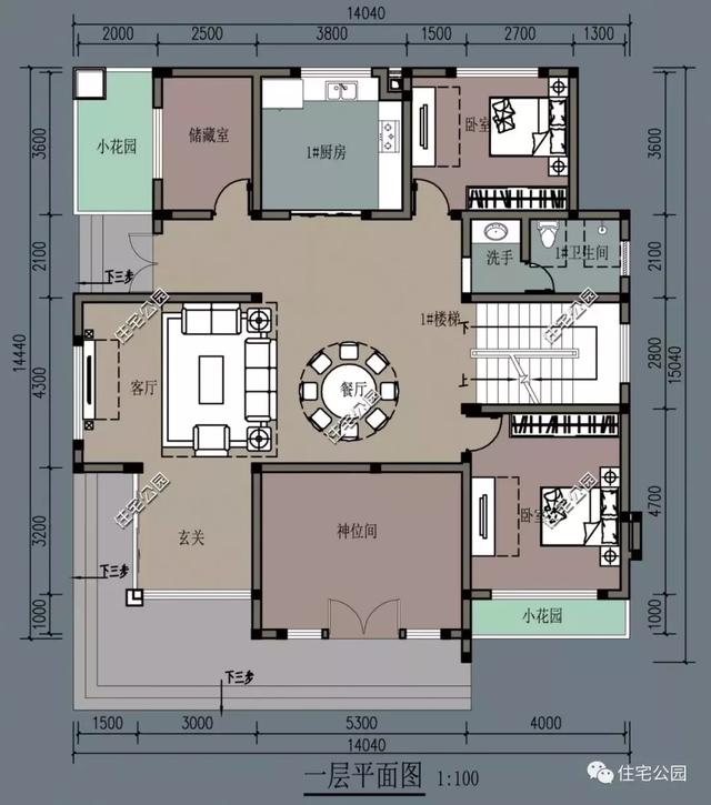 14×14米二層別墅圖，時尚而具有藝術(shù)氣質(zhì)的外觀造型，讓人印象深刻。