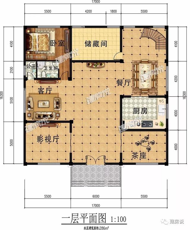 三層新中式別墅圖，顏值和布局都堪稱別墅中的轟炸機，擁有這樣的房子簡直是人生贏家啊