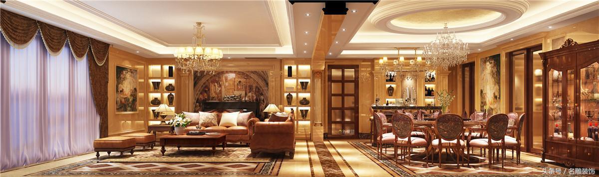 400平的豪華別墅，充滿愜意和浪漫的歐式風，真正的奢華上檔次