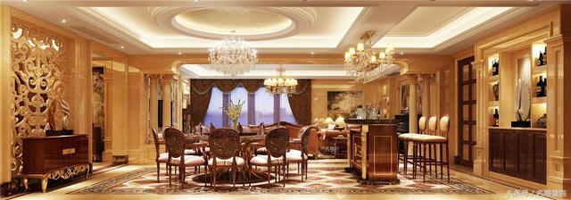 400平的豪華別墅，充滿愜意和浪漫的歐式風，真正的奢華上檔次