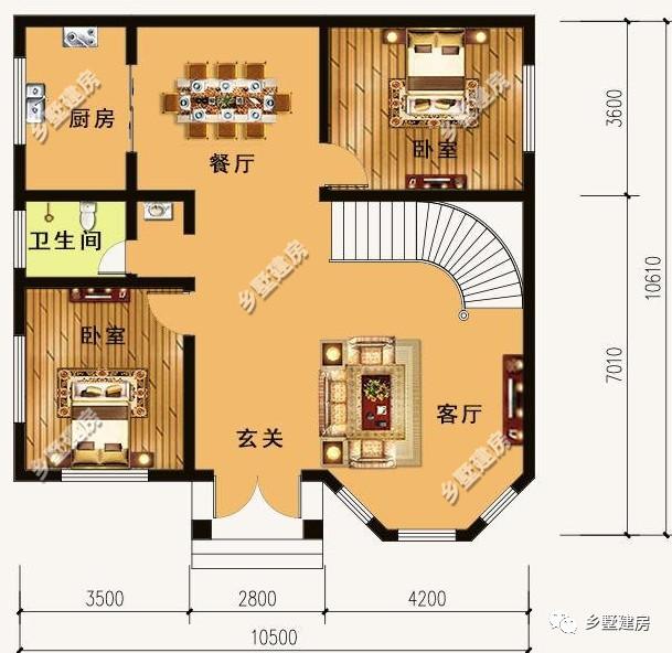 6款農(nóng)村二層別墅圖，最高造價(jià)只要20萬(wàn)，你確定不了解一下嗎？