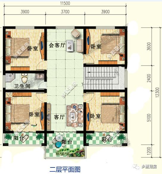 6款農(nóng)村二層別墅圖，最高造價(jià)只要20萬(wàn)，你確定不了解一下嗎？