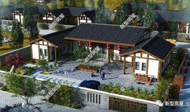 6套農(nóng)村養(yǎng)老別墅圖，簡(jiǎn)單卻別致中式小院堪稱(chēng)最美！