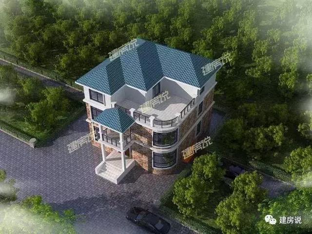 5款三層超高性價(jià)比的農(nóng)村別墅設(shè)計(jì)圖，最高不超30萬，你確定不了解下嗎？
