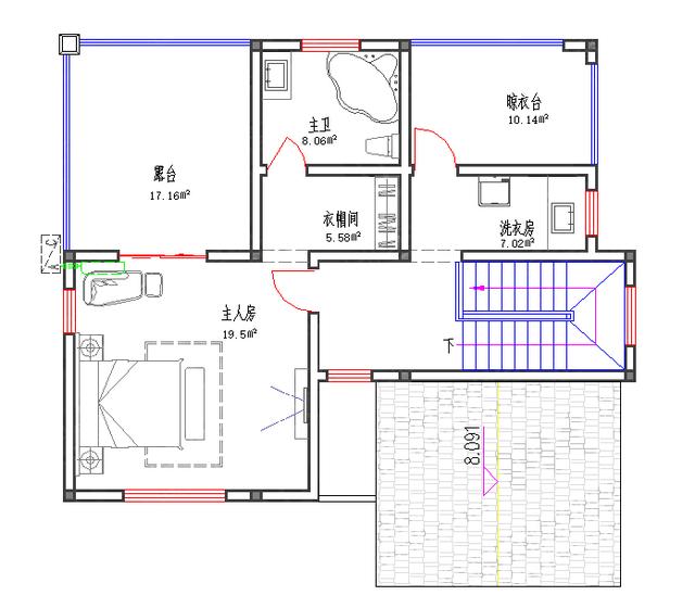 全套三層別墅設計圖30萬2廳5室4衛(wèi)12×11帶棋牌室主人房豪華套間