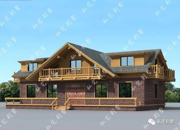 兩層實(shí)用歐式風(fēng)情多陽(yáng)臺(tái)農(nóng)村自建房設(shè)計(jì)圖，超有特點(diǎn)