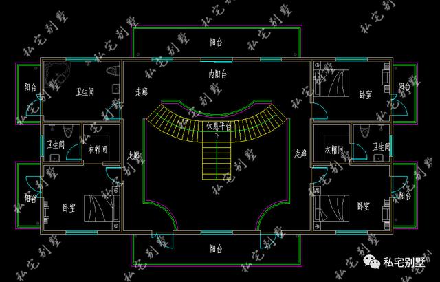 兩層實(shí)用歐式風(fēng)情多陽(yáng)臺(tái)農(nóng)村自建房設(shè)計(jì)圖，超有特點(diǎn)