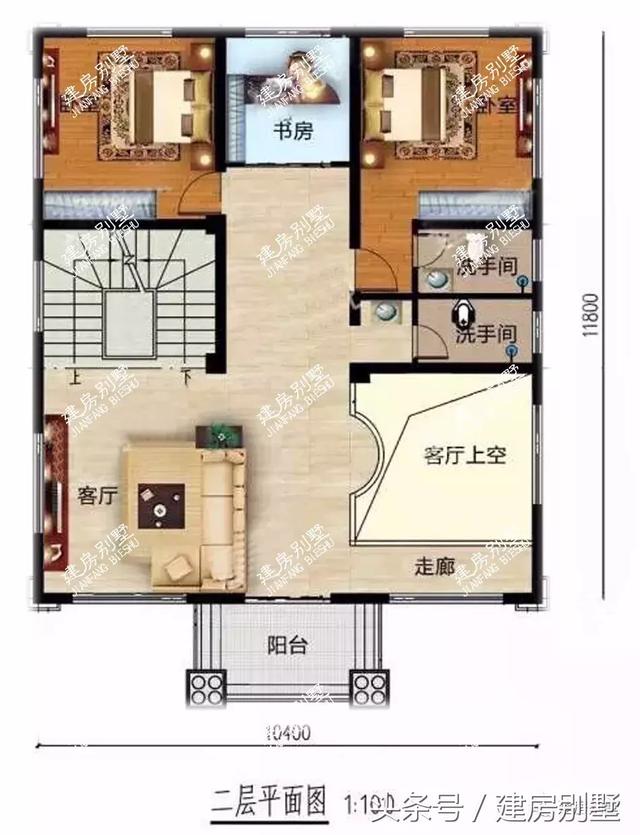 豪華四層復(fù)式別墅設(shè)計(jì)圖，配有茶室，不得不說(shuō)建一棟好房子是讓幾代人受益的事