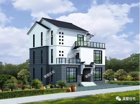 115平的新農(nóng)村中式別墅設(shè)計(jì)圖，外觀出挑，內(nèi)部傳統(tǒng)，自建一棟調(diào)整過后的新中式別墅，品位不俗