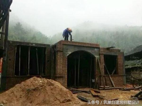 農村自建別墅圖實拍案例：11x10米三層自建房設計效果圖+平面圖，相當經濟適用