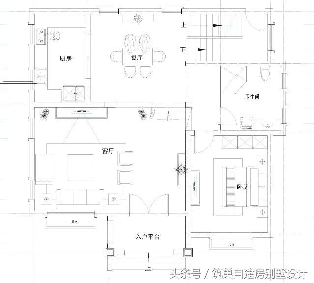 農村自建別墅圖實拍案例：11x10米三層自建房設計效果圖+平面圖，相當經濟適用