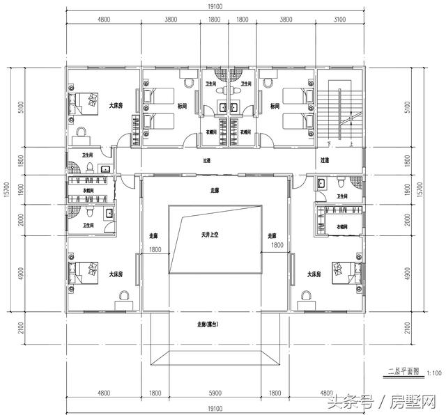一款十分經(jīng)典的新中式別墅圖紙設計，完美演繹中式傳統(tǒng)設計！