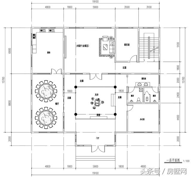 一款十分經(jīng)典的新中式別墅圖紙設計，完美演繹中式傳統(tǒng)設計！