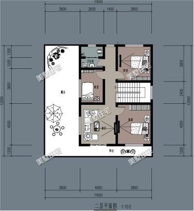 11X12米簡約歐式別墅設(shè)計圖，車庫露臺樣樣有，有這樣一套別墅，還怕找不到女朋友嗎？