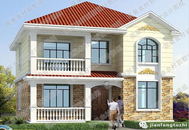 復(fù)式三層地中海風(fēng)格別墅設(shè)計圖，豪華大氣