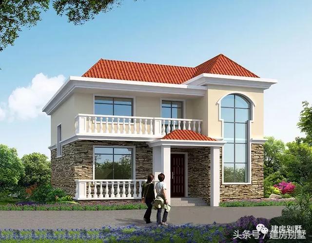 兩棟小別墅設(shè)計圖，簡單實用，為農(nóng)村生活量身定制