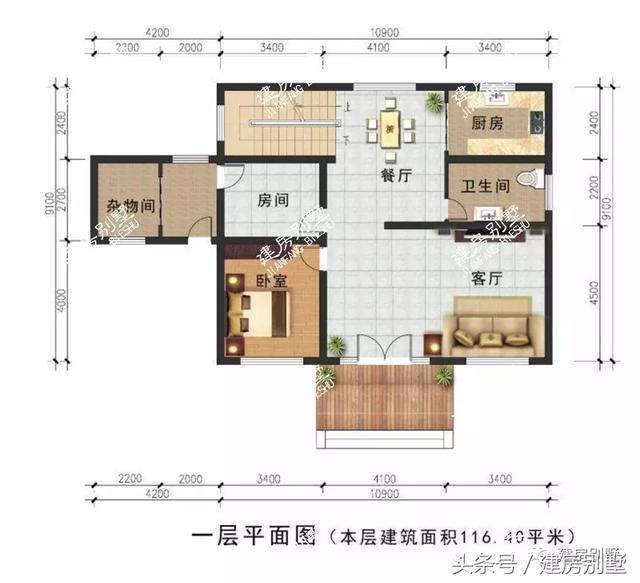 兩層別墅圖跟五六十萬的別墅相比絲毫不差，簡單實(shí)用
